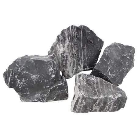 Rocha Negra C/ Veios - Peças Sortidas aprox. 5 Kg Hobby - 1040350305