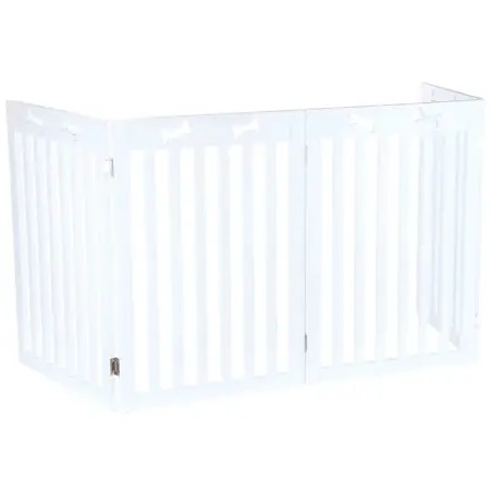 Barreira C/ 4 Elementos P/ Caes lacado Branco 60-16 Trixie - 1040480018