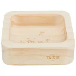 Gamela Em Madeira P/ Roedores 60 Ml / 8x8 Cm Trixie - 1040090616