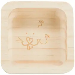Gamela Em Madeira P/ Roedores 60 Ml / 8x8 Cm Trixie - 1040090616
