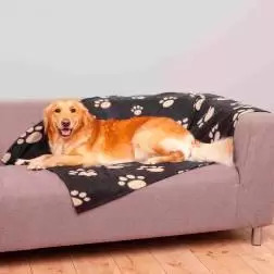 Manta cobertura Sofa "barney" 150x100cm preto C/pa Trixie - 1040310102