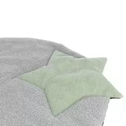 Junior Colchao Fino C/ Estrela 86x80 Cm cinza/menta Trixie #3 - 1040310302
