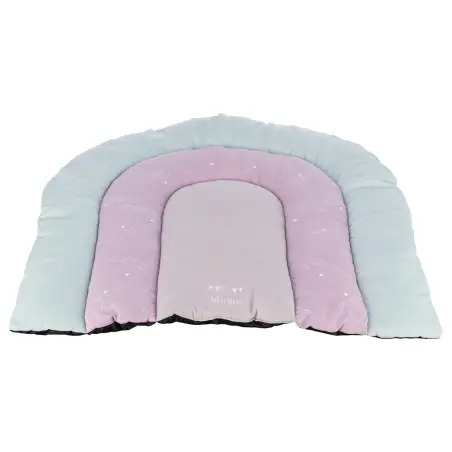Junior Colchao Fino "patchwork" 68x62 Cm menta/lilas Trixie - 1040310303