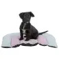 Junior Colchao Fino "patchwork" 68x62 Cm menta/lilas Trixie