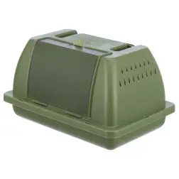 Transp. C/ Poleiro P/ Peq. Animais  24×13×16 Cm verd Trixie - 1580090169