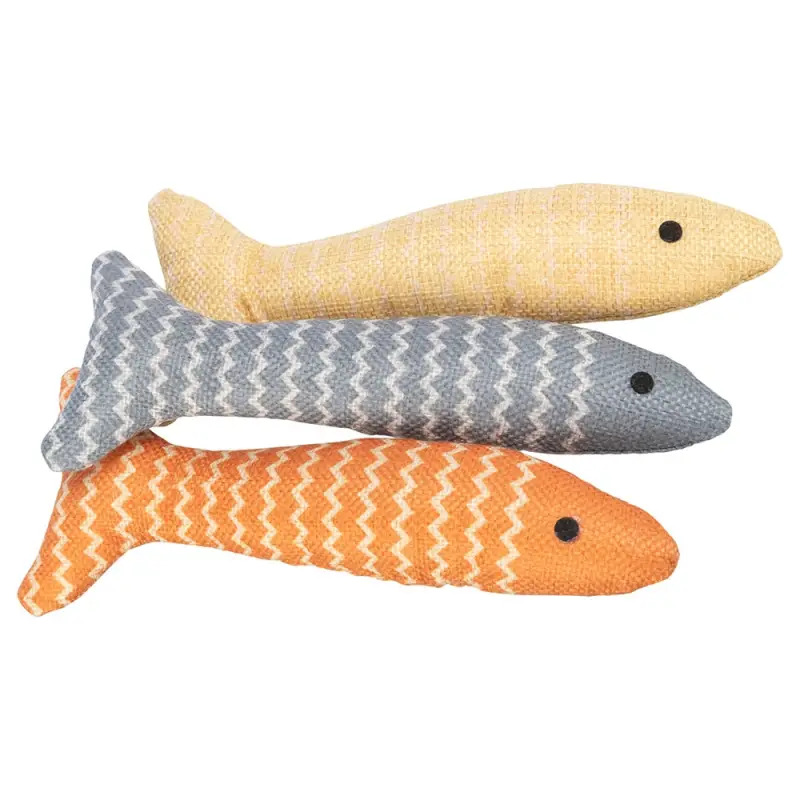Peixes Em Pelucia C/ Catnip 20 Cm 20 Unid. Trixie