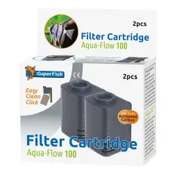 Recargas P/ Filtro Sf "aquaflow 100" 2 Unid. Superfish - 1040100173