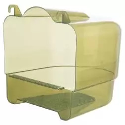 Banheira Ext. Semi-circular P/ Aves - Med. azul Tran Trixie - 1040390011