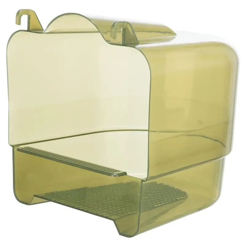 Banheira Ext. Semi-circular P/ Aves - Med. azul Tran Trixie