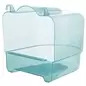 Banheira Ext. Semi-circular P/ Aves - Med. azul Tran Trixie