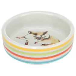 Gamela Em Ceramica P/ Hamsters - 80 Ml / Ø 8 Cm Trixie - 1040090465