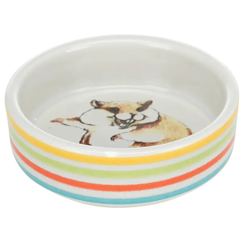 Gamela Em Ceramica P/ Hamsters - 80 Ml / Ø 8 Cm Trixie