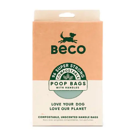 Sacos com Asas Compostáveis para Dejetos BecoPets - 1050090038