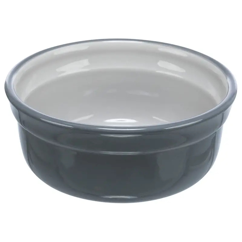 Gamela Ceramica P/tx24535 - 0,25lt/ø13cm cinza/cinza Trixie