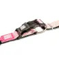 Coleira com ID Tag "Retro Pink"