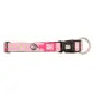 Coleira com ID Tag "Retro Pink"