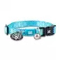 Coleira com ID Tag "Retro Blue" para Gato Max&Molly Coleira com ID Tag "Retro Blue" para Gato Max&Molly