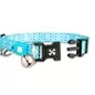Coleira com ID Tag "Retro Blue" para Gato Max&Molly Coleira com ID Tag "Retro Blue" para Gato Max&Molly