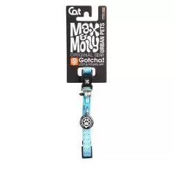 Coleira com ID Tag "Retro Blue" para Gato Max&Molly #2 - 1040080740
