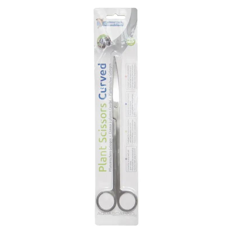 Tesoura Pontas Curvas P/ Plantados 25 Cm Superfish Tesoura Pontas Curvas P/ Plantados 25 Cm Superfish