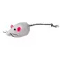 Ratinhos Em Pelucia C/ Guizo 1 Branco / 1 Cinzento Trixie