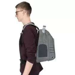 Mochila Transportadora "dan" 36x44x26 Cm cinzento Trixie #12 - 1580090114