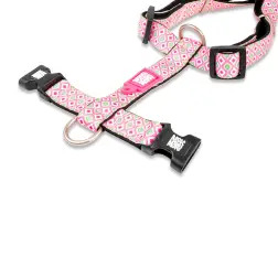 Peitoral "Retro Pink" Max&Molly - XS - Até 9kg/Circunf. Peito: 32-40cm - 1040180546