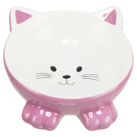 Gamela Elevada Ceramica gato” 0,15lt/ø14cm emb. C/  Trixie - 1040090479