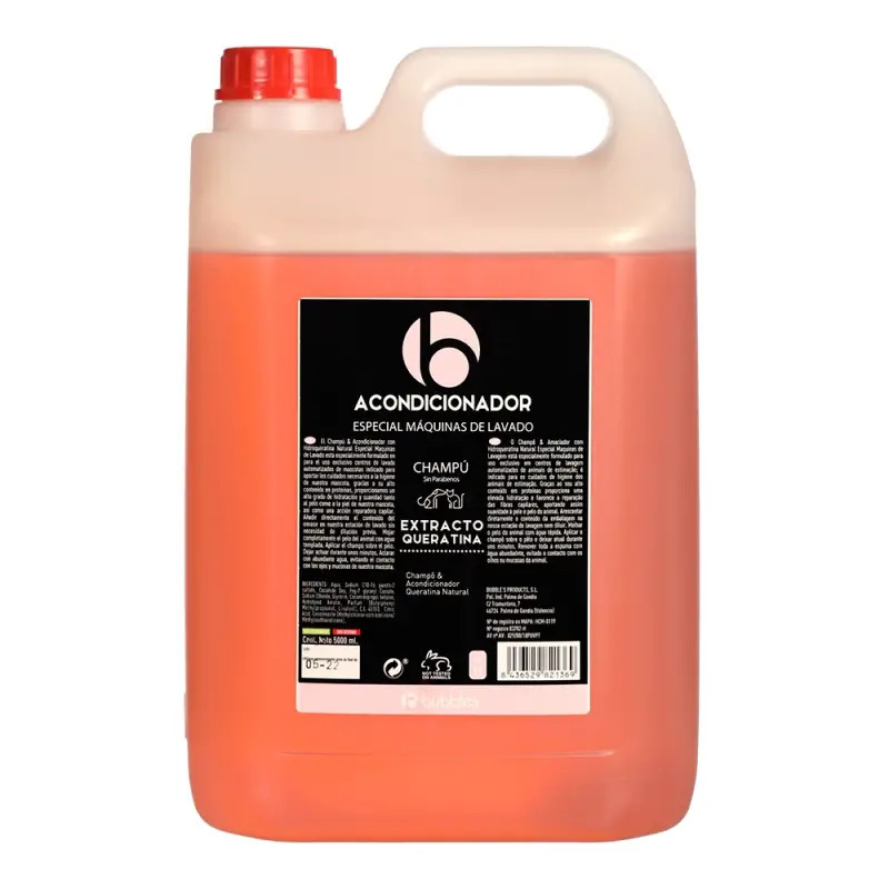 Champô Condicionador para Máquinas de Lavar Pets 5lt Bubbles