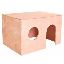 Casa Em Madeira P/ Porquinhos Da India 27x17x19 Cm Trixie - 1040160051