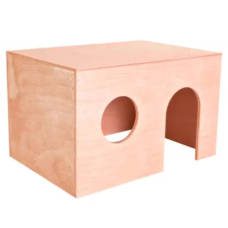 Casa Em Madeira P/ Porquinhos Da India 27x17x19 Cm Trixie - 1040160051