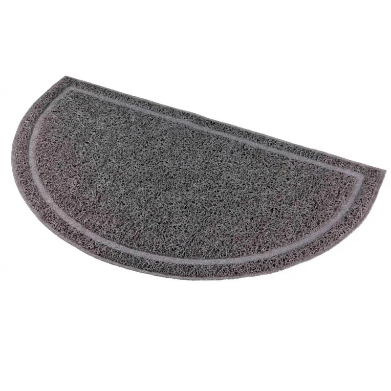 Tapete Semi-circular Em Pvc P/ Wc 59x35 Cm antracite Trixie