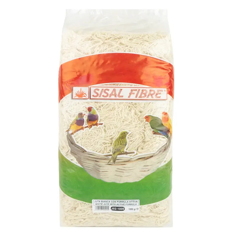 Fibras P/ Ninhos "scharpie" juta Branca 1 Kg Sisal Fibre Fibras P/ Ninhos "scharpie" juta Branca 1 Kg Sisal Fibre