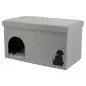Gruta "kimy" 72x40x40 Cm cinza Claro Trixie Gruta "kimy" 72x40x40 Cm cinza Claro Trixie