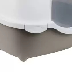 Toilete "tres Chic" Indoor cinza/branco Stefanplast #1 - 1050130021