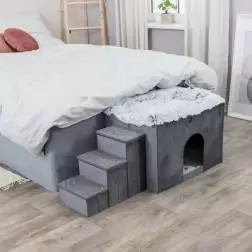 Gruta "harvey" C/ Escadas 119x47x50 Cm cinza/branco- Trixie #1 - 1040070344