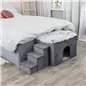 Gruta "harvey" C/ Escadas 119x47x50 Cm cinza/branco- Trixie Gruta "harvey" C/ Escadas 119x47x50 Cm cinza/branco- Trixie