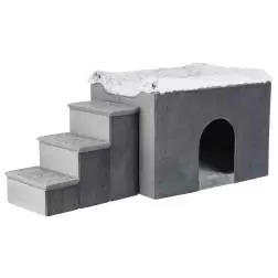Gruta "harvey" C/ Escadas 119x47x50 Cm cinza/branco- Trixie #4 - 1040070344