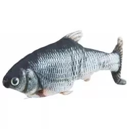 Peixe Em Tecido C/ Movimento usb E Catnip 30 Cm Trixie - 1040061061