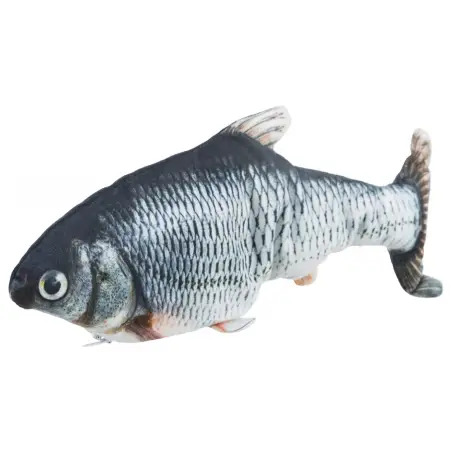 Peixe Em Tecido C/ Movimento usb E Catnip 30 Cm Trixie - 1040061061