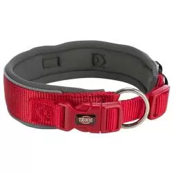 Coleira "premium" Extra Larga 27-35cm/25mm vermelho/ Trixie - 1040080382