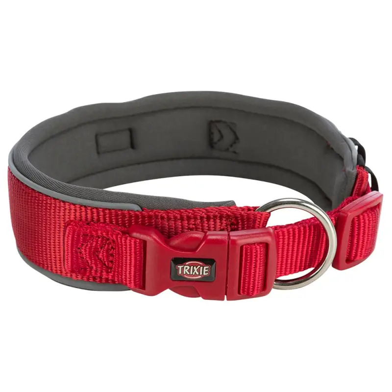 Coleira "premium" Extra Larga 27-35cm/25mm vermelho/ Trixie