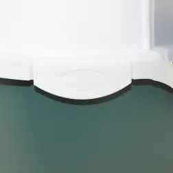 Toilete "tres Chic" Outdoor verde/branco Stefanplast #1 - 1050130019