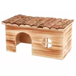 Casa "grete" Em Madeira Flamejada 35x18x20 Cm Trixie - 1040160097