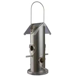 Comedouro Em Metal P/ Suspender 14x25x14 Cm prata Trixie - 1040090562