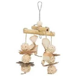 Brinquedo Natural Em Bambo/vime/madeira - 31 Cm Trixie - 1040061124