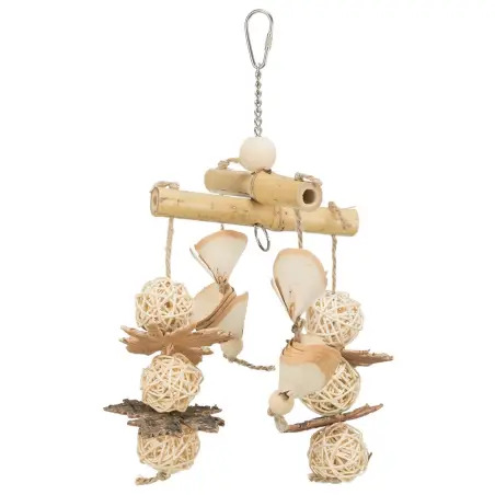 Brinquedo Natural Em Bambo/vime/madeira - 31 Cm Trixie - 1040061124