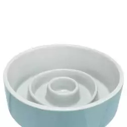 Gamela "slow Feeding" Ceramica 0,45lt/ø14cm cinza/az Trixie #3 - 1040090580