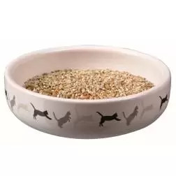 Gamela Ceramica Com Erva De Gato 15 Cm / 50 Gr Trixie - 1040090413