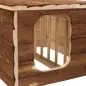 Casa "hilke" Em Madeira C/ Porta Feno 40x23x32 Cm Trixie